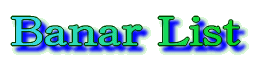 Banar List 